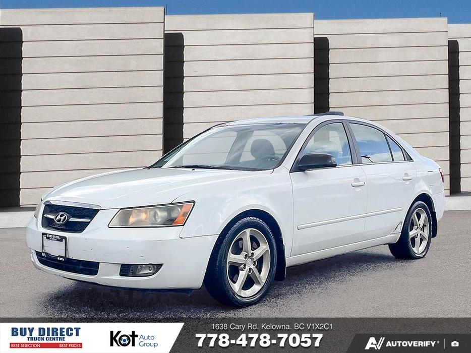 2007 Hyundai Sonata GL AUTO BEIGE INTERIOR HEATED LEATHER SEATS, WHEEL CONTROLS, display photo