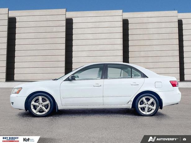 2007 Hyundai Sonata GL AUTO BEIGE INTERIOR HEATED LEATHER SEATS, WHEEL CONTROLS, image 3