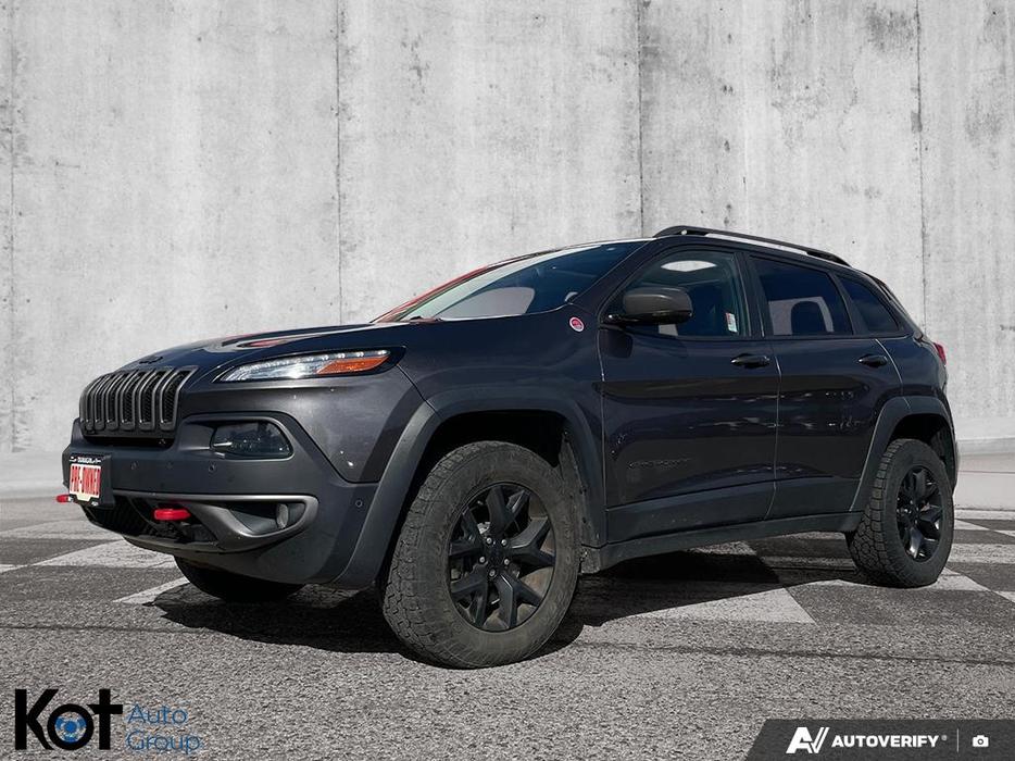 2015 Jeep Cherokee Trailhawk | 3.2L V6 | Heated & Ventilated Seats | Engine Bloc display photo