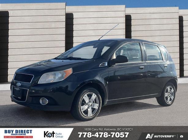 2009 Chevrolet Aveo LS AUTO, FABRIC SEATS, FM+AM RADIO, 204,051 KMS, GREY INTERI image 1