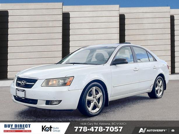 2007 Hyundai Sonata GL AUTO BEIGE INTERIOR HEATED LEATHER SEATS, WHEEL CONTROLS, image 1