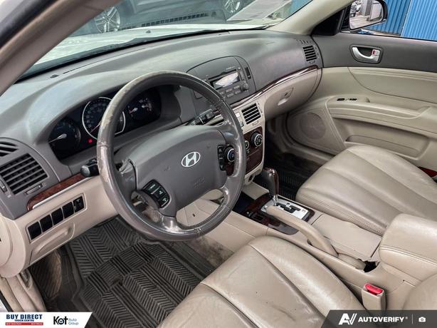 2007 Hyundai Sonata GL AUTO BEIGE INTERIOR HEATED LEATHER SEATS, WHEEL CONTROLS, image 6