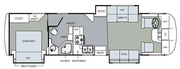 Used 2010 Holiday Rambler Arista 32SBT display photo