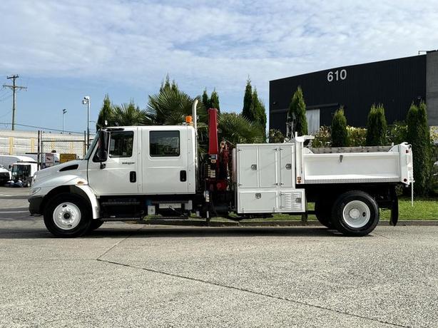 2008 International 4300 Diesel with Amco Veba Crane and 8-Foot Dump Box image 6