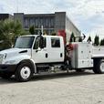 2008 International 4300 Diesel with Amco Veba Crane and 8-Foot Dump Box thumbnail image 5