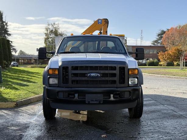 2008 Ford F-550 XL Super Duty Dump Truck with Effer Crane – Diesel image 3