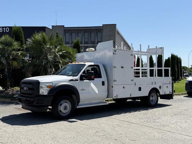 2013 Ford F-550 Regular Cab Dually 2WD Diesel Crane Service Truck with PTO image 5