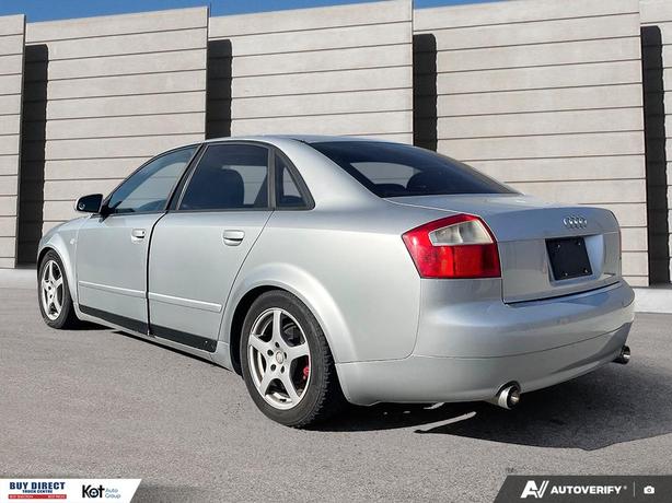 2004 Audi A4 1.8t AUTO, LEATHER HEATED SEATS, SUNROOF, AUTO WINDOWS, BLACK INTER image 4