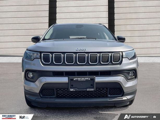 2022 Jeep Compass North AUTO, 4X4, BLUETOOTH WITH BACK UP CAMERA, DRIVING MODES, image 2