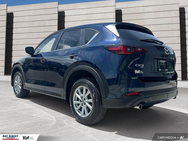 2025 Mazda CX-5 GS  AUTO, KEYLESS ENTRY, LEATHER HEATED SEATS, HEATED WHEEL, BAC image 4
