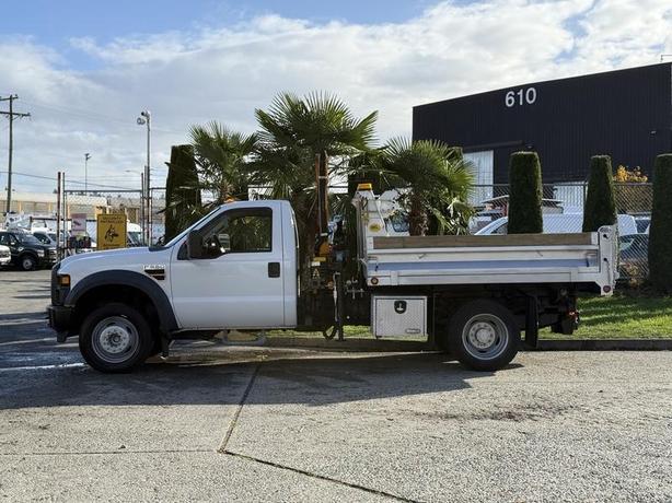 2008 Ford F-550 XL Super Duty Dump Truck with Effer Crane – Diesel image 6