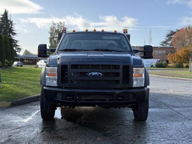 2008 Ford F-550 4x4 Crew Cab Service Truck with Water Tank – 6.4L Diesel image 3