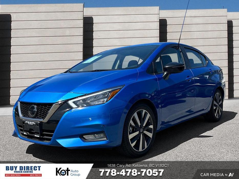2021 Nissan Versa Sr  BOLD BLUE, AUTO, KEYLESS ENTRY, BLUETOOTH, BACK UP CAMERA, display photo