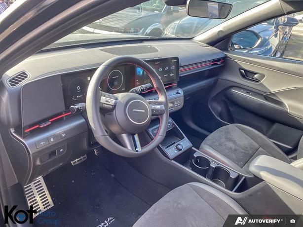 2024 Hyundai Kona N Line APPLE CARPLAY & ANDRIOD AUTO! HEATED SEATS! BACKUP CAME image 6