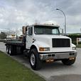 2000 International 4900 25 Foot Roll-Off Flat Deck Tow Truck Manual Diesel Air B thumbnail image 2