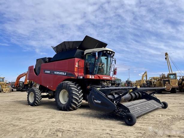 2014 Versatile RT490 Combine Harvester with MacDon Draper Pickup image 2