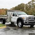 2015 Ford F-450 11-Foot Dump Truck with Storage Compartments and Beacon thumbnail image 1