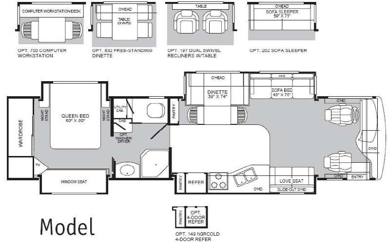 Used 2003 Fleetwood RV Discovery 39L display photo