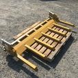 2022 Braber Equipment Debris Forks Clamps On To Bucket 72" DF72G thumbnail image 3