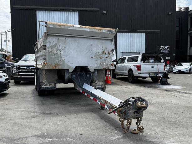 2013 K-Line 16 Foot Steel Tandem Pony 17 Ton Dump Trailer with Air Weigh image 2