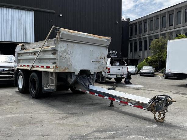 2013 K-Line 16 Foot Steel Tandem Pony 17 Ton Dump Trailer with Air Weigh image 1