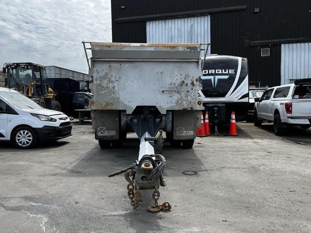2013 K-Line 16 Foot Steel Tandem Pony 17 Ton Dump Trailer with Air Weigh image 3