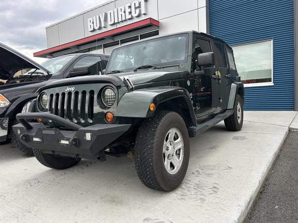 2010 Jeep Wrangler Sahara AUTO, HARD TOP, LEATHER SEATS, V6, AUTO LOCKS AND WIND image 1