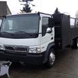 2009 International CF 600 City Star Side Dump Truck 3 Seater  Diesel thumbnail image 4