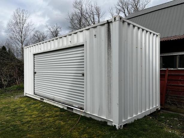 20 Foot Storage Container With Roll-up Door image 1