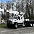 2008 International 7500 20 Foot Flatdeck with National Crane With Air Brakes thumbnail image 5