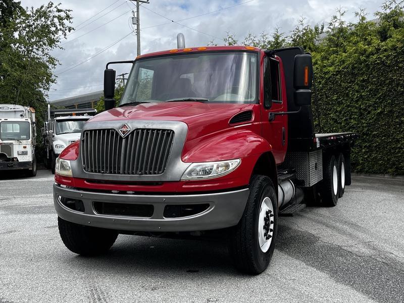 2011 International 4400 22 Foot Flat Deck With Air Brakes Diesel display photo