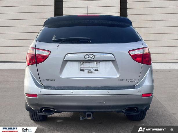 2011 Hyundai Veracruz GLS AUTO, BLACK INTERIOR, LEATHER HEATED SEATS, WHEEL CONT image 5