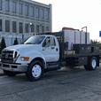 2011 Ford F-750 Flat Deck 3 Seater Diesel With Air Brakes and De-icing thumbnail image 5