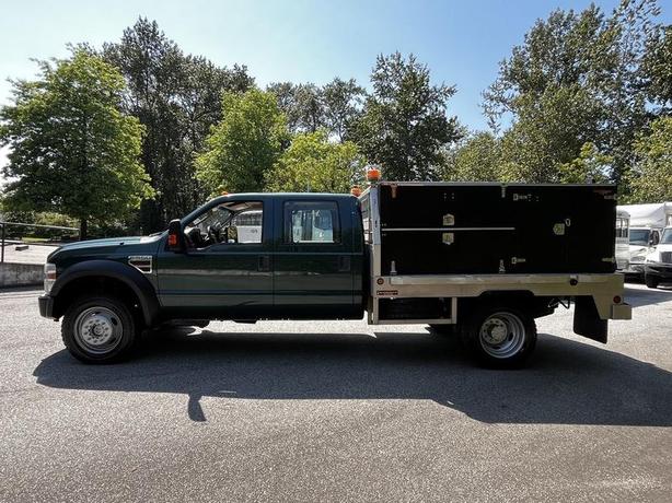 2008 Ford F-550 XL Crew Cab Dually Diesel Service Truck with Water Tank 4WD image 6