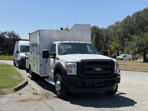 2013 Ford F-550 Regular Cab Dually 2WD Diesel Crane Service Truck with PTO image 2