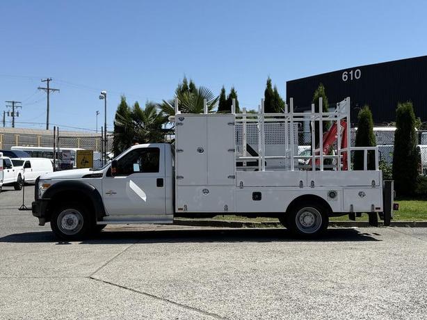 2013 Ford F-550 Regular Cab Dually 2WD Diesel Crane Service Truck with PTO image 6