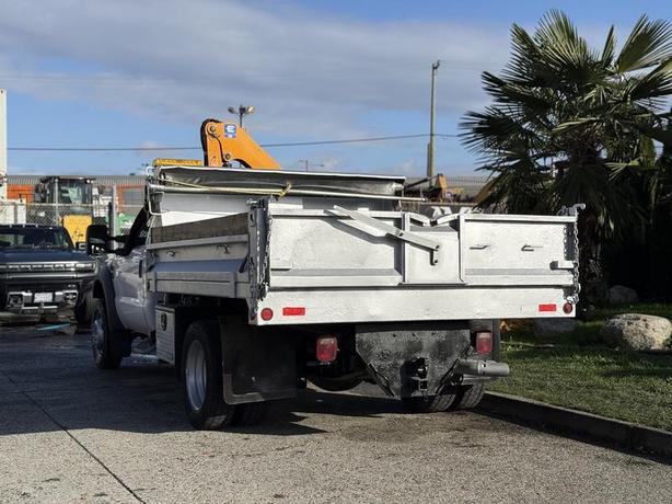 2008 Ford F-550 XL Super Duty Dump Truck with Effer Crane – Diesel image 8