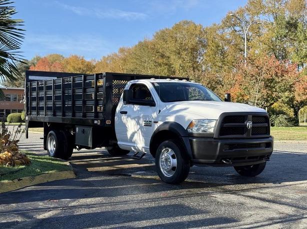 2015 RAM 4500 Flat Deck Truck with Waltco Lift Gate and 16-Foot Deck image 1
