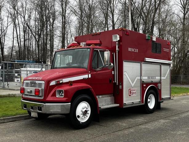 1995 Freightliner FL70 Firetruck With Air Brakes Diesel image 5