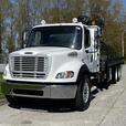 2012 Freightliner M2 112 22 Foot Flat Deck With Crane Air Brakes Natural Gas thumbnail image 4