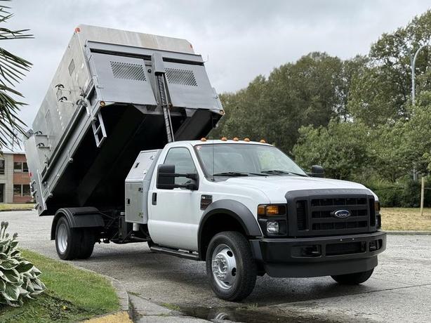 2008 Ford F-450 SD Regular Cab Dually Diesel with 10-Foot Dump Box image 1