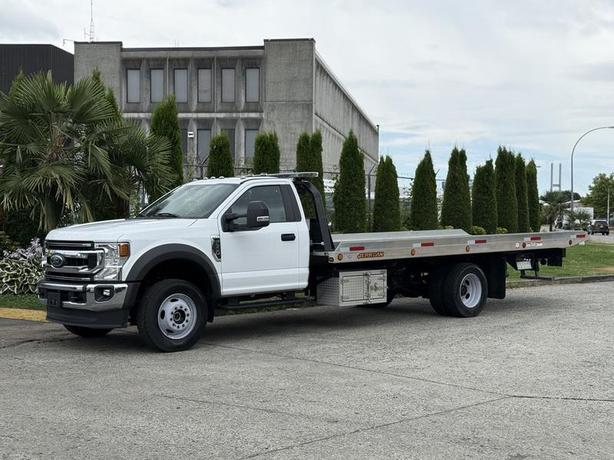2022 Ford F600 XLT 20-Foot Roll Off Flat Deck Tow Truck 4WD image 5