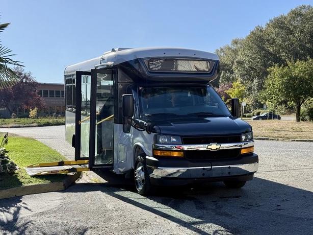 2019 Chevrolet Express G4500 22-Passenger Wheelchair Accessible Bus with Ramp image 2