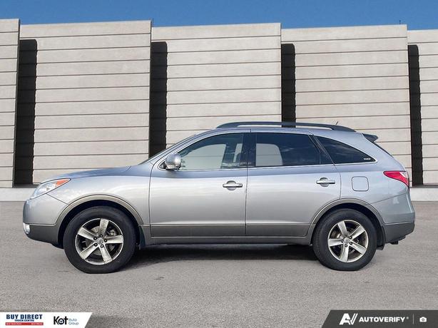 2011 Hyundai Veracruz GLS AUTO, BLACK INTERIOR, LEATHER HEATED SEATS, WHEEL CONT image 3