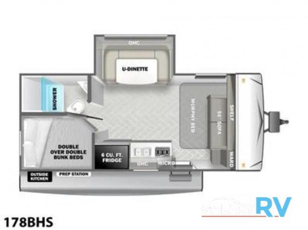Used 2022 Forest River RV EVO Select 178BHS image 2