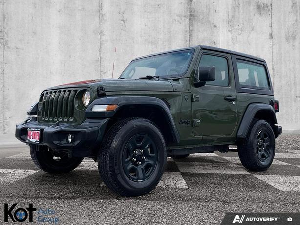 2023 Jeep Wrangler Sport | 3.6L V6 | Skid Plates | Apple CarPlay & Android Auto  image 1