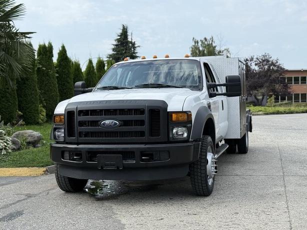 2008 Ford F-450 SD SuperCab Dually Diesel 11-Foot Flat Deck 2WD with Storage Com image 4