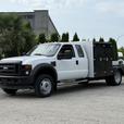 2008 Ford F-450 SD SuperCab Dually Diesel 11-Foot Flat Deck 2WD with Storage Com thumbnail image 5