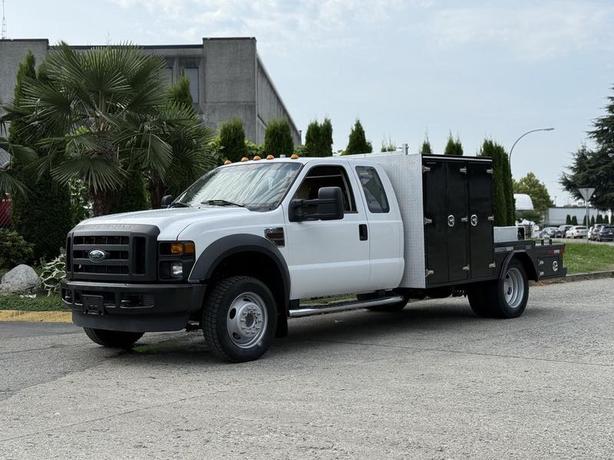 2008 Ford F-450 SD SuperCab Dually Diesel 11-Foot Flat Deck 2WD with Storage Com image 5