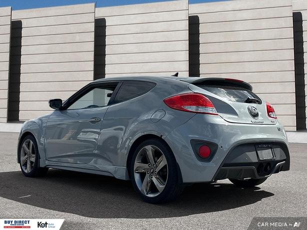 2013 Hyundai Veloster Turbo Matte Grey FWD, THREE DOOR, BLUETOOTH, TOUCHSCREEN,  image 4